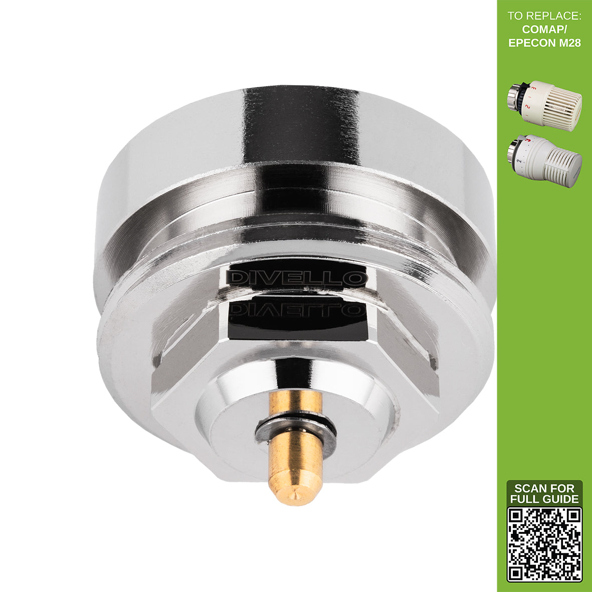 DIVELLO Adapter til termostathode M28-COMxM30