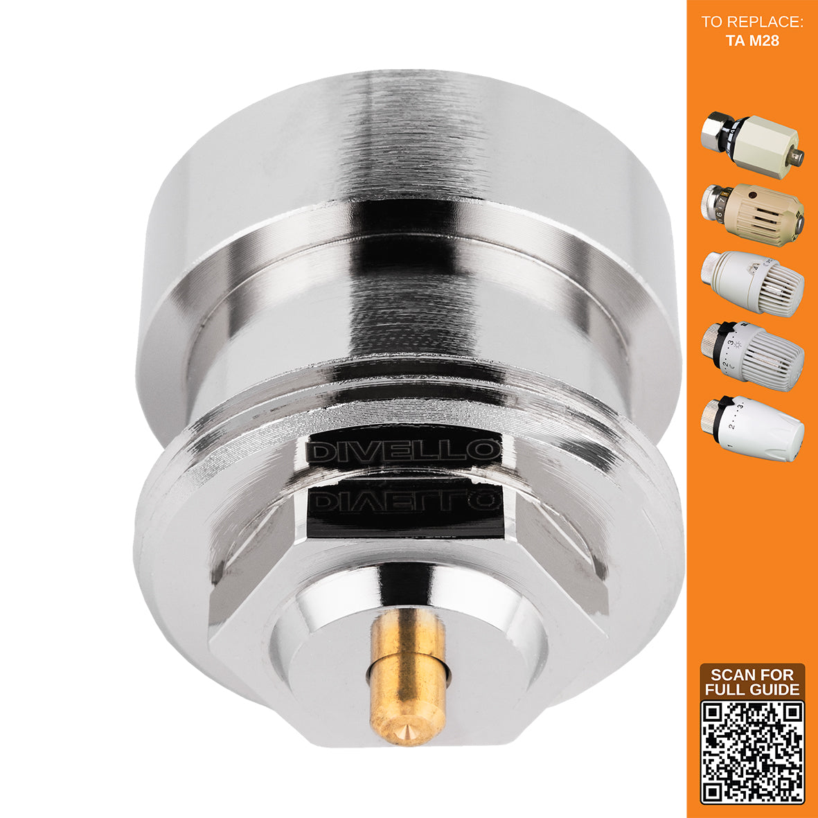 DIVELLO Adapter til termostathode M28-TAxM30