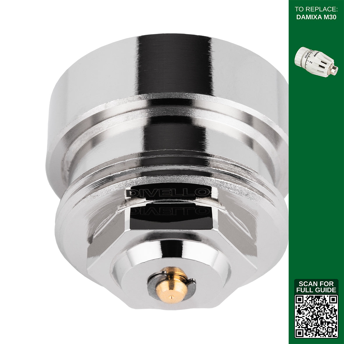 DIVELLO Adapter til termostathode M30-DAMxM30